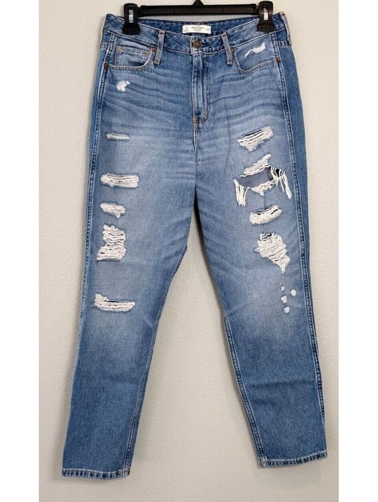 Abercrombie & Fitch Denim - Abercrombie & Fitch Distressed Mom Jeans - Women's 27 NWOT